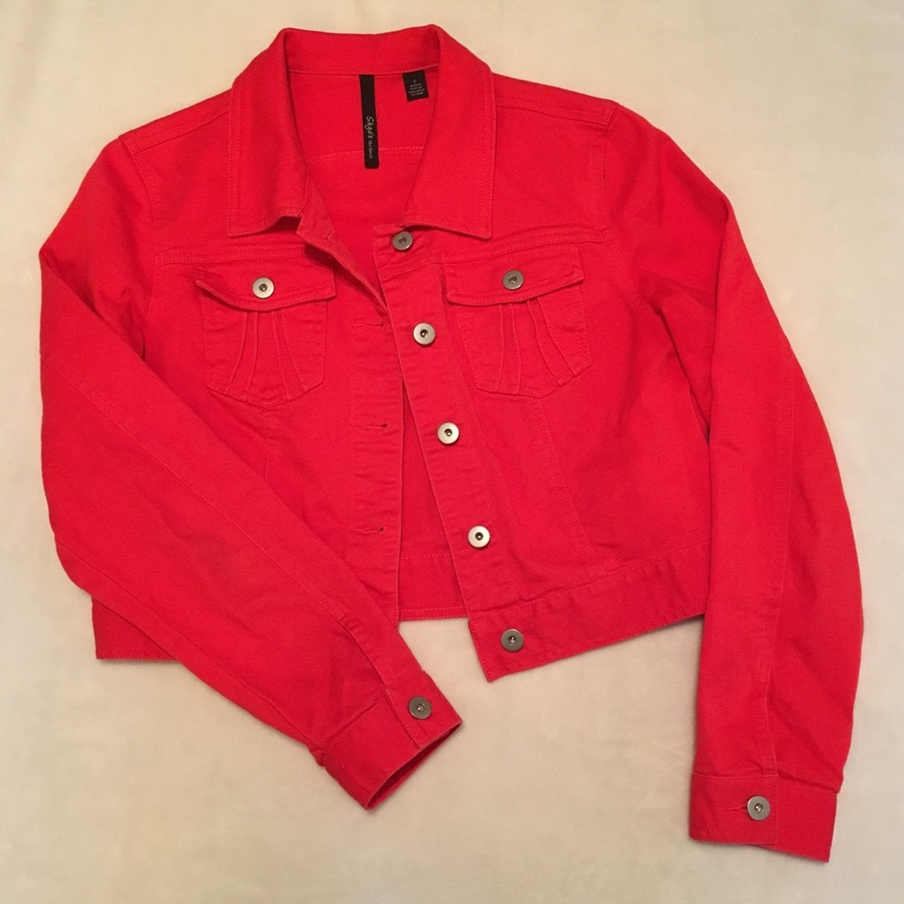 Colored Denim Jacket